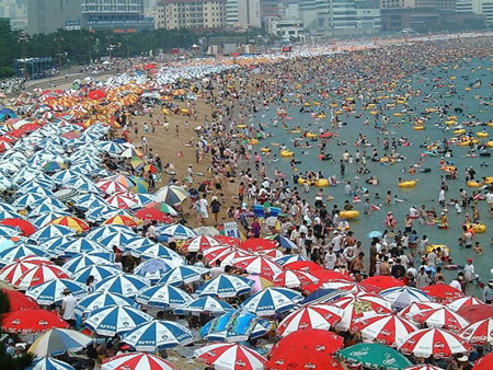 A Day at the beach in CHINA