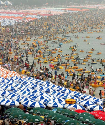 A Day at the beach in CHINA
