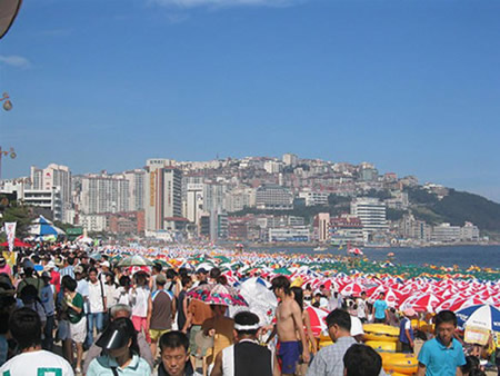 A Day at the beach in CHINA