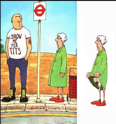 Cartoons for those growing older.