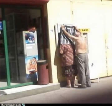 Can't read the ATM screen?