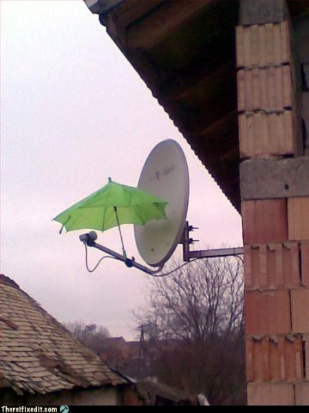 Satellite go out in the rain?