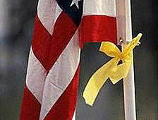 US Flag & ribbon