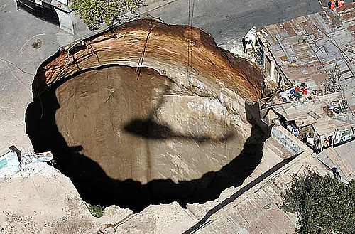 7. Sinkhole in Guatemala