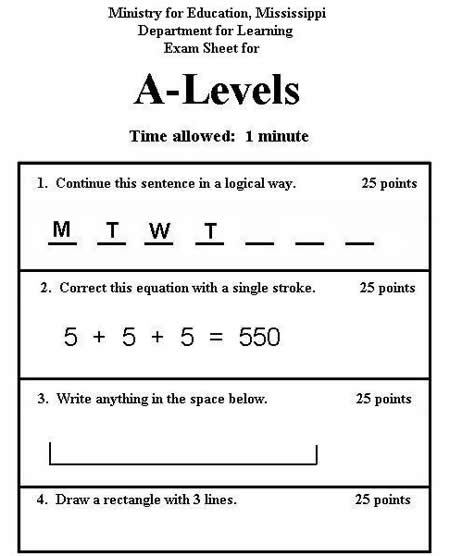 Redneck College Exam