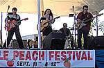 Daddy-O! with special guest Brenna at the 2010 Apple-Peach Festival, Acushnet MA