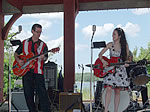 RC & Brenna with Daddy-O! at the 15th annual Swan Festival in Wareham MA - July 2011